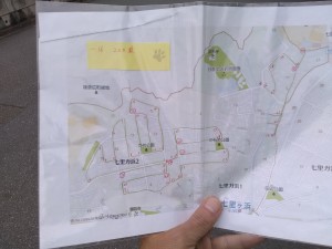 七里ガ浜の地図